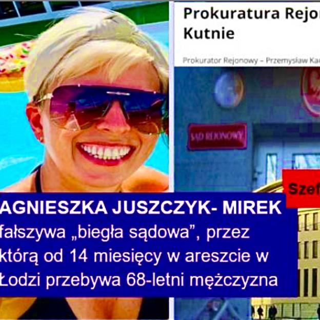  Fałszywa „biegła sądowa” z Wrocławia oszukała Prokuraturę Rejonową w Kutnie, Sąd Rejonowy w Kutnie, Sąd Okręgowy w Łodzi i Sąd Apelacyjny w Łodzi, które na podstawie jej „opini” od 14 mies. aresztują 68-latka! Ona nabiera urzędników jak słynny „Konsul”!